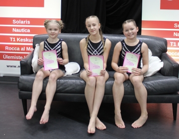 Acro Spring CUP 2024 kiss&cry nurk 2024 by Kerttu Oksaar