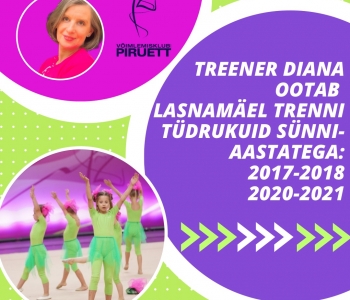 Lasnamäe filiaalis treener Diana ootab võimlema