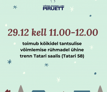 29.12 kesklinna tantsulistel ühine trenn