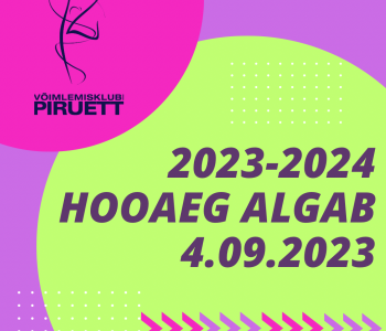 2023-2024 hooaeg algab 4.09.2023