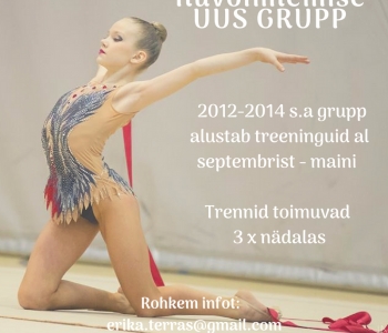 Iluvõimlemise uus grupp alustab septembrist