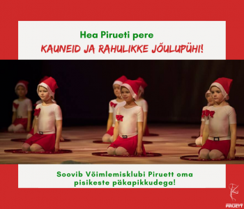 Pirueti jõulutervitus