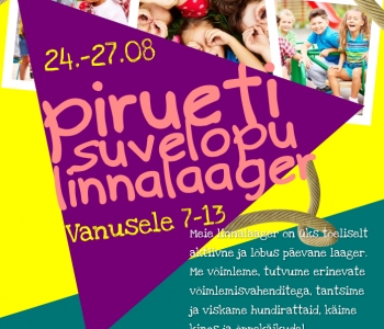 Linnalaager 24.-27.08.2020 REGISTREERU!