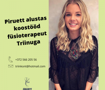 Piruett alustas koostöö füsioterapeudiga