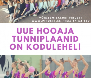 UUE HOOAJA TUNNIPLAANID ON ÜLEVAL