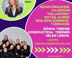Rühmvõimlemise rühm CELLADORIA ootab juurde tüdrukuid