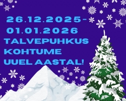 Viibime talvepuhkusel