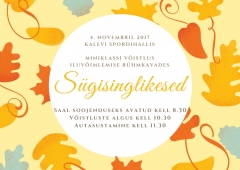 Iluvõimlemise võistlus miniklassi rühmkavades SÜGISINGLIKESED 2017