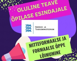 Mitteformaalse õppe (huvihariduse) ja formaalõppe lõimumisest