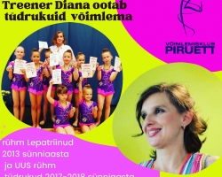 Treener Diana ootab uusi tüdrukuid võimlema