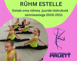 Rühm ESTELLE ootab tüdrukuid juurde