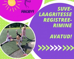 SUVELAAGRITESSE REGISTREERIMINE AVATUD!