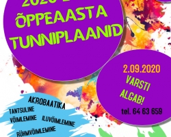 UUE ÕPPEAASTA INFO