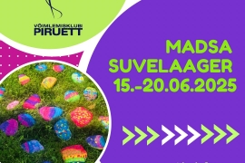 Madsa tantsulise võimlemise laager         15.-20.06.2025