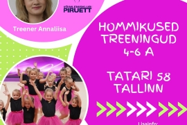 1X nädalas T 10.30-11.15  4-6a.