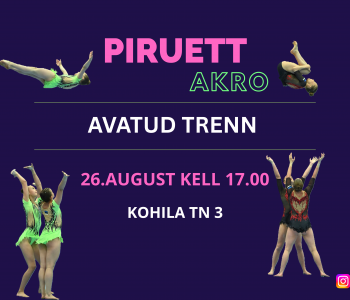 AKROBAATIKA  osakonna avatud trenn 26.08.2026