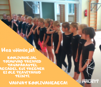 Trennid kevadisel koolivaheajal