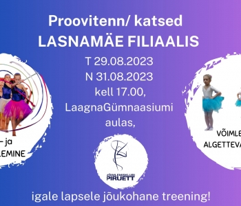 LASNAMÄE filiaali avatud trenn ja katsed